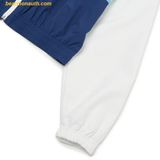  Áo Khoác Gió MLB Women's Crop Colorblock Windbreaker 3FWJB0421-50NYL Xanh Phối Trắng 