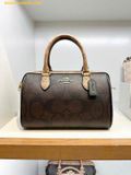  Túi Trống Coach Rowan Satchel Bag In Blocked Signature Canvas CAB16 