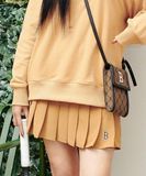  Chân Váy Xếp Ly MLB Women's Basic Pleated Skirt B (D.Beige) 3FSKB0324-43BGD 