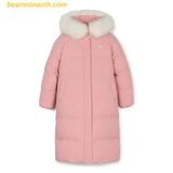  Áo Khoác Phao Dài MLB Curve Long Down New York Yankees 3FDJB1246-50PKM - Hồng 