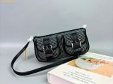  Túi Đeo Vai Michael Kors Zoe Small Rhinestone Suede Pochette Shoulder Bag Black 