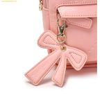  Balo Mini MLB Pu Embo Mini Backpack Monogram Series New York Yankees - 7ABKM036N-50PKL Pink 