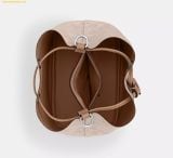  Túi Đeo Chéo Coach Rowan Bucket Bag In Signature Canvas Taupe - CBH07 
