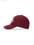  Mũ Lưỡi Trai MLB Varsity Vintage Cursive Damaged Unstructured Ball Cap BOS Wine 3ACPV015N-43WIS 