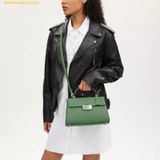  Túi Xách Coach Eliza Top Handle CP006 Green 