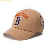  Mũ Lưỡi Trai MLB Pop Varsity Structure Ball Cap BOS (L.Camel) 