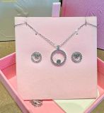  Set Dây Chuyền Và Khuyên Tai Swarovski Women's Set Creativity White-OS 5229050 