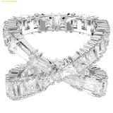  Nhẫn Swarovski Hyperbola ring Infinity, White, Silver-tone finish 5677632 