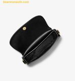  Túi Đeo Chéo Michael Kors Mila Small Leather Crossbody Bag Đen 35F5GIMC5L 