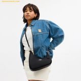  Túi Đeo Vai Coach Coach Women's Twisted Teri Shoulder Bag Silver Black CBI01 