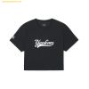Áo Crop MLB Women's Basic Varsity Crop T-Shirt NY 3FTSV1243-50BKS Đen