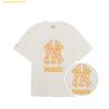Áo Phông MLB Cube Clipping Monogram Overfit Short Sleeve T-Shirt NY (Cream) 3ATSM0333-50CRS