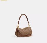  Túi Đeo Vai Coach Ashton Bag With Signature Canvas Vintage Brown CCZ24 