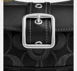  Túi Đeo Vai Coach Ashton Mini Shoulder Bag In Signature Denim Black CCZ49 