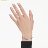  Vòng Tay, Lắc Tay Swarovski Sublima bangle White, Ruthenium plated S 5723170 