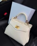  Túi xách JW PEI Lucia Classic Top Handbag - Trắng 