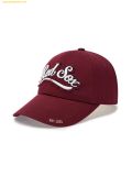  Mũ Lưỡi Trai MLB Varsity Vintage Cursive Damaged Unstructured Ball Cap BOS Wine 3ACPV015N-43WIS 