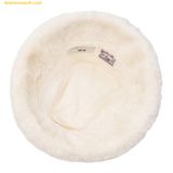 Mũ Bucket Lông MLB Fur Bucket Hat BOS (L.Beige) 3AHTF0936-43BGL Trắng 