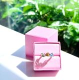  Nhẫn Swarovski Gema ring Mixed cuts, Multicolored, Rhodium plated 5708940 