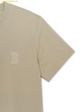  Áo Phông MLB Basic Small Logo Semi-Oversized Short Sleeve T-shirt Boston Red Sox Sand 3ATSB8063-43SAS 