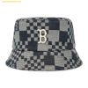  Mũ Bucket MLB Checkerboard Denim-Like Bucket Hat B (Black) 3AHTCC12N-43BKS 