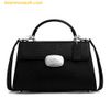  Túi Xách Coach Eliza Top Handle Bag CW013 Silver/Black Màu Đen 