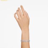  Vòng Tay, Lắc Tay Swarovski Mesmera bracelet Mixed cuts, White, Rhodium plated 5669927 