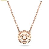  Dây Chuyền, Vòng Cổ Swarovski Una necklace Round cut, White, Rose gold-tone plated 5272364 