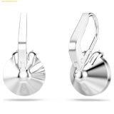  Bông Tai, Khuyên Tai Swarovski Bella V drop earrings Round cut, Blue, Rhodium plated 5734234 