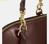  Túi Đeo Chéo Coach Lara Mini Satchel Bag Maple CEA01 