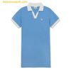  Đầm Polo MLB Women's Open Collar Contrast Comfortable Fit Collar Dress LA (Sky blue) 3FOPB0333-07SBS 