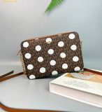  Túi Đeo Chéo Michael Kors MK Jet Set Large Polka Dot Signature Logo Crossbody Bag 