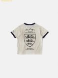  Áo Bad Blood Mystic Shield Print Ringer T-Shirt - Cream w-tee25-097 