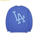  Áo Sweater MLB Basic Mega Logo Overfit Man-to-Man LA (Blue) 3AMTB0224-07BLS Xanh Dương 