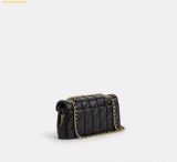  Túi Xách Coach Tabby Shoulder Bag 26 With Pillow Quilting Black CP150 