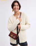  Túi Đeo Vai Coach Tabby Shoulder Bag 20 CW632 Đỏ Nâu 