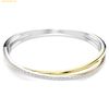 Vòng Tay, Lắc Tay Swarovski Hyperbola bangle Round cut, White, Rhodium plated 5689720