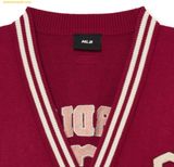  Áo Khoác Cardigan MLB Varsity Cardigan 3AKCV0134-45WIS Đỏ 