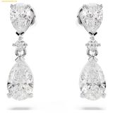  Bộ Trang Sức Dây Chuyền Và Bông Tai Swarovski Mesmera set Mixed cuts, White, Rhodium plated 5674306 