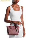  Túi Tote Michael Kors Taryn Small Monogram Crossbody Tote Oxblood 