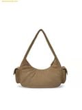  Túi Đeo Vai MLB Vintage Street Studded Hobo Bag Boston Red Sox Beige 3ABQVB26N-43BGM 