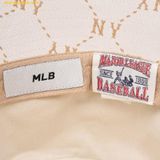  Mũ Bucket MLB Diamond Monogram Bucket Hat NY (Cream) 3AHTM114N-50CRS 