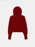  Áo Cardigan Hooded Badblood Pure Classic Button Up Hooded Cardigan Red w-cdg24-052 Đỏ 