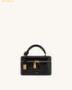  Túi Đeo Chéo Dạng Cốp JW PEI Cleo Box Shape Top Handle Bag - Black Croc 