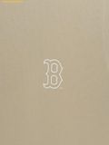  Áo Phông MLB Basic Small Logo Semi-Oversized Short Sleeve T-shirt Boston Red Sox Sand 3ATSB8063-43SAS 
