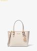 Túi Tote Mini Michael Kors Jet Set Travel Extra-Small Saffiano Leather Top-Zip Tote Bag 35T9GTVT0L Trắng