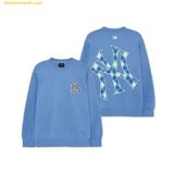  Áo Sweat MLB Argyle Big Logo Overfit Man-to-Man NY (L.Cobalt Blue) 3AMTM0631-50CBL Xanh Dương 