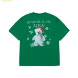  Áo Phông ADLV Snow Bear Short Sleeve T-Shirt Xanh Lá 