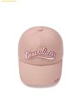  Mũ Lưỡi Trai MLB Varsity Vintage Cursive Damaged Unstructured Ball Cap CLE L.Peach 3ACPV015N-45PCL 