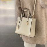  Túi Tote Marc Jacobs Mini Grind Coated Leather Tote Trắng 